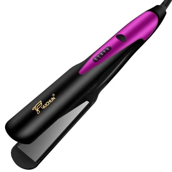 Wholesale Hot Selling Professional New Bangs Straight Curls Wet Dry Adjustable Temperature Curling Iron Hair Straightener