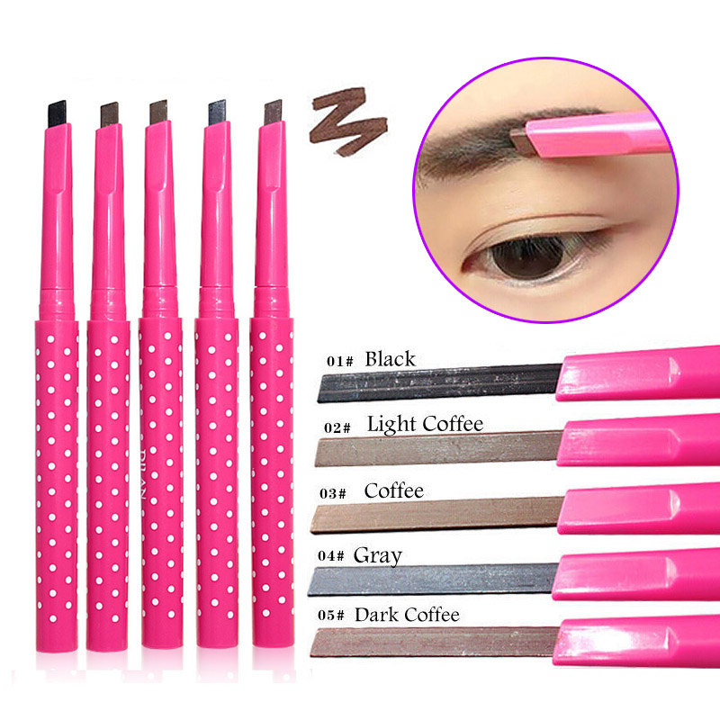 Cosmetic Eyebrow Shaping Liner Pen Eye Makeup Natural Waterproof Rotating Automatic Eyebrow Pencil