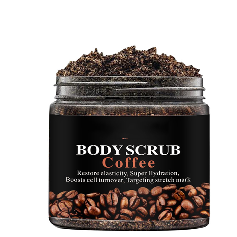 OEM Coffee Firming Massage Sea Salt Gentle Exfoliating Dead Skin Body Scrub