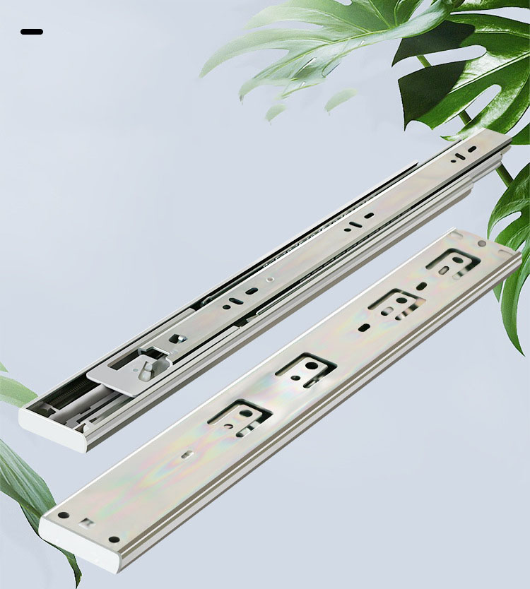 Hardware Heavy Self Closing Hydraulic Drawer Slide Rail with a Damper