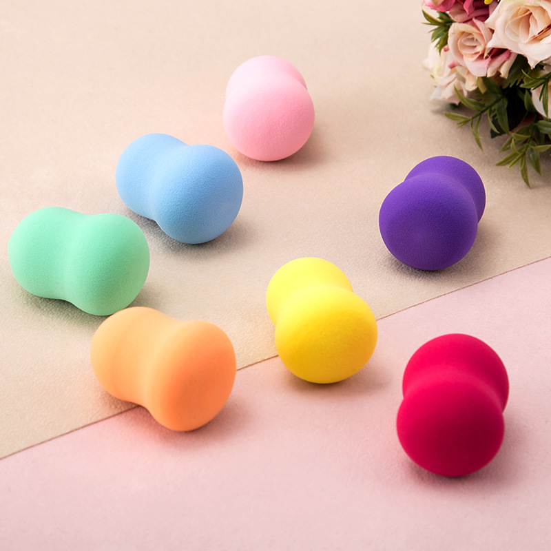 Customized Individual Packaging Soft Non-Latex Gourd-Shaped Makeup Sponge Puff Beauty Blender