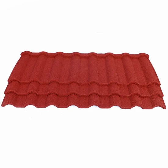 Houses Building Heavy 2.5-3.2kg/Sheet Milano Stone Coated Metal Roof Tile in Nigeria
