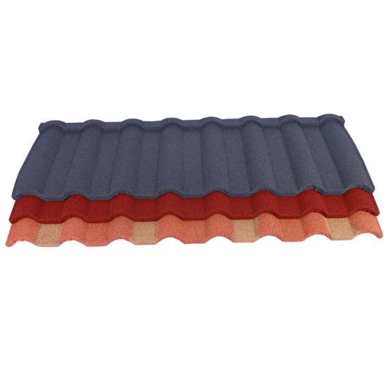Houses Building Heavy 2.5-3.2kg/Sheet Milano Stone Coated Metal Roof Tile in Nigeria