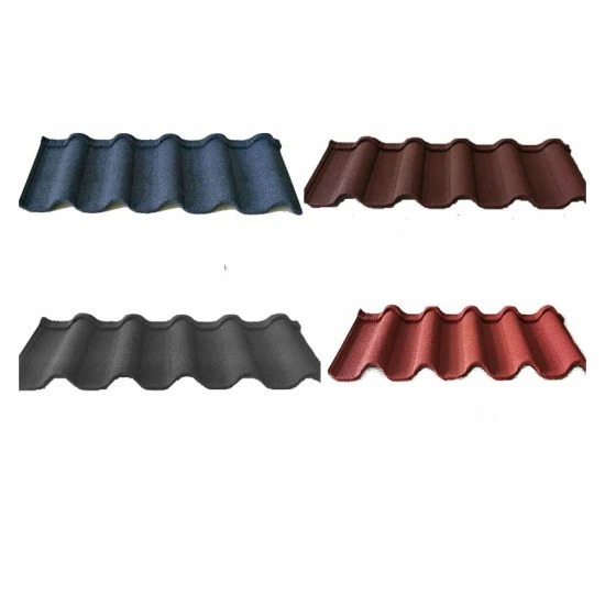 Colorful Steel Galvalume Stone Coated Roofing Tile Metal Big Roma Roof Tile