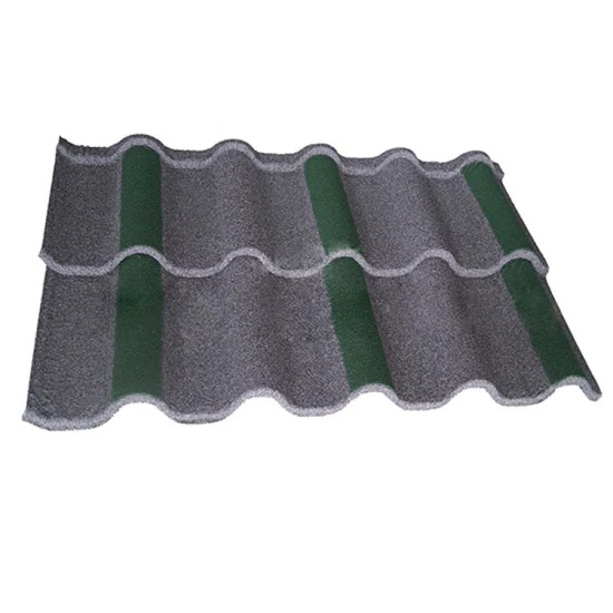 Roman Classic Building Material Villa Lightweight Corrugated Colored Stone Metal Tile