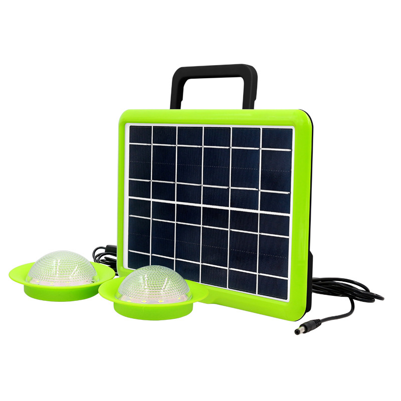 Portable Solar Lithium Battery Emergency Lighting Power Generation System with Bluetooth Speaker
