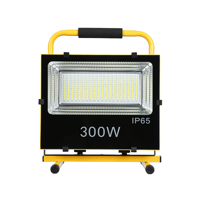 200W/300W/400W IP65 Waterproof Portable Solar Reflector LED Rechargeable Camping Floodlight