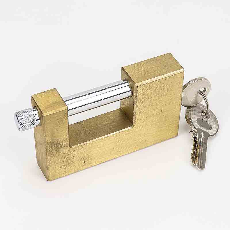 High Security Padlock Waterproof Portable Keys Rectangle Heavy Duty Brass Padlock 20mm 30mm 40mm 43mm 60mm 70mm