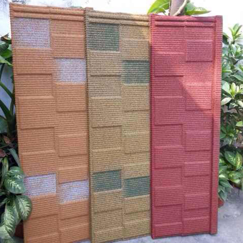 Checkered Villa Residential Building Galvanized Roofing Plain Corrugated Roof Slate Tile