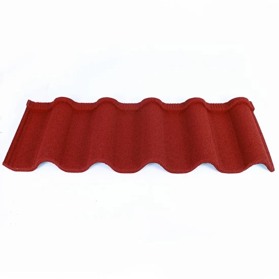 1250mm*420mm Roman Style Stone Coated Steel Roof Sheet Metal Roof Tile