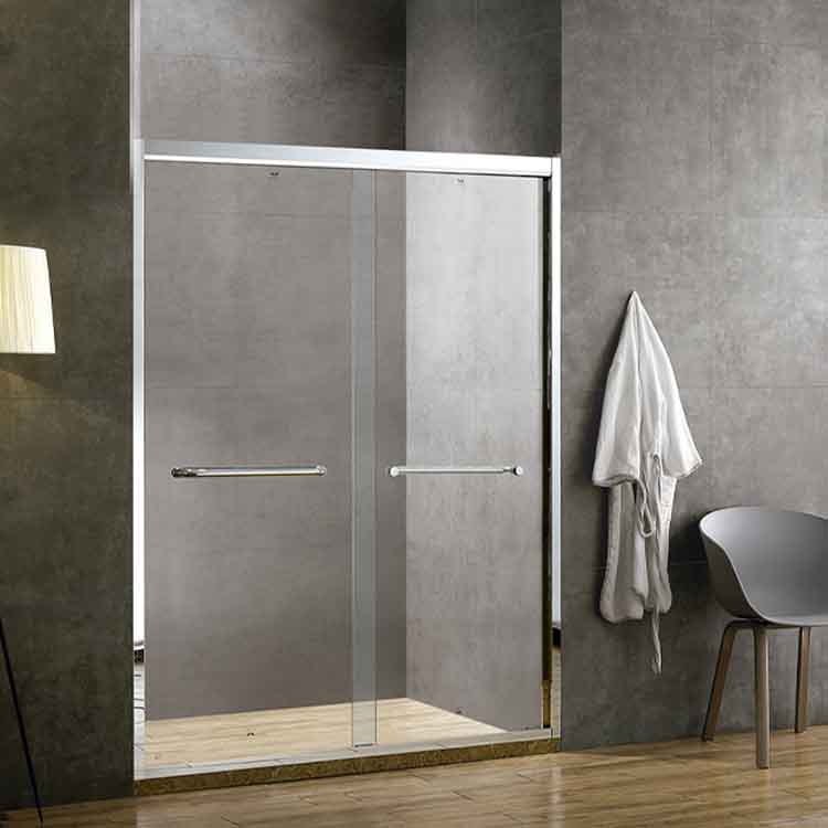 Inner Folding Door Glass Simple Shower Room