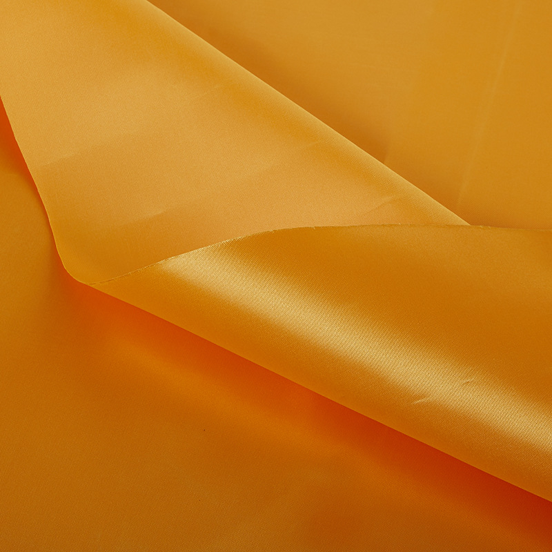 Lined With Yellow Silk Cutable Polyester Twill Satin