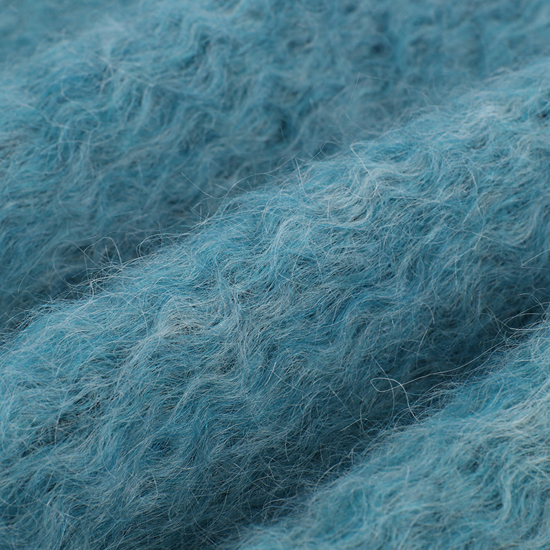 Textile Raw Materials Knitted Worsted Wool/polyester Fabrics For Suits And Coats