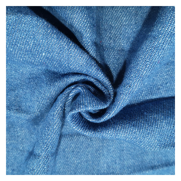 Vintage textile jeans soft ladies 10OZ black/blue denim fabric