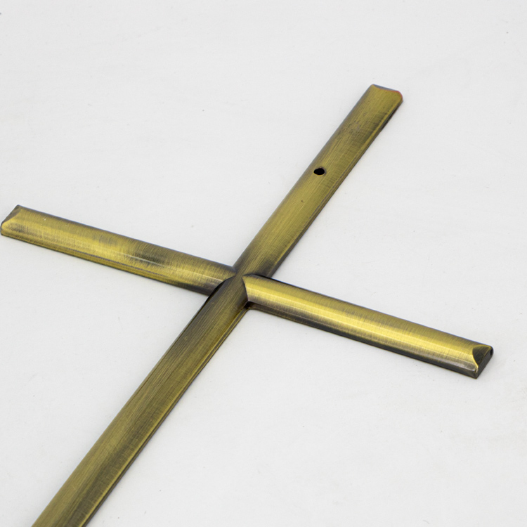 Coffin Lid Decoration Metal Zamak Casket Crucifix