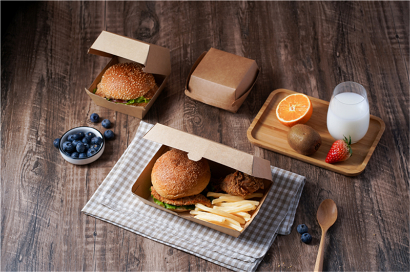 The Best Customized Colors and Shapes Burger Takeaway Box for Takeaway or Picnic and Party