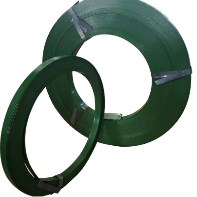 Green Painted Cold Rolled Steel Strapping Belt