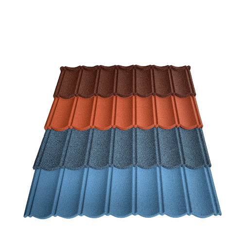 Stone coated metal roofing