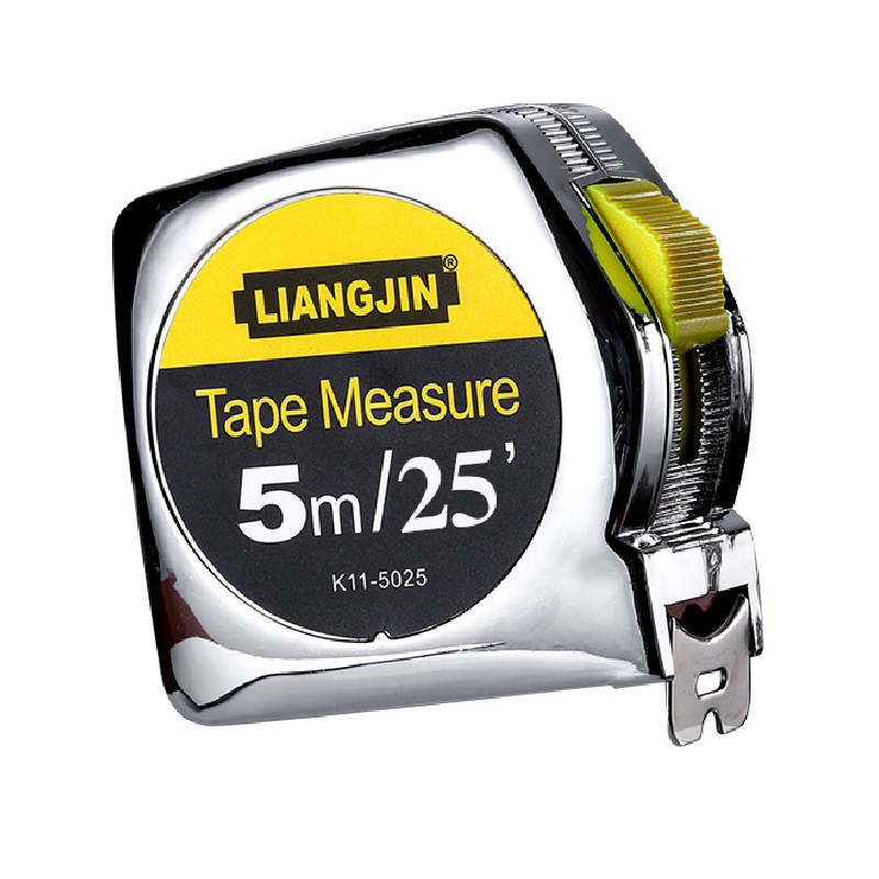 Carbon Steel Chrome Plated Plastic Myra Layer Tape Measure 16ft 25ft