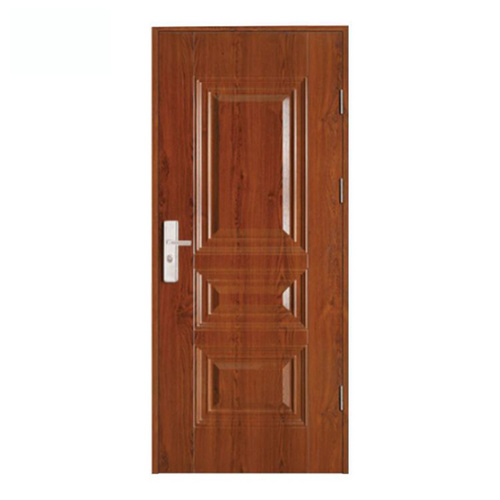 Fireproof  Bedroom Modern Handle American Steel Wooden Front Doors