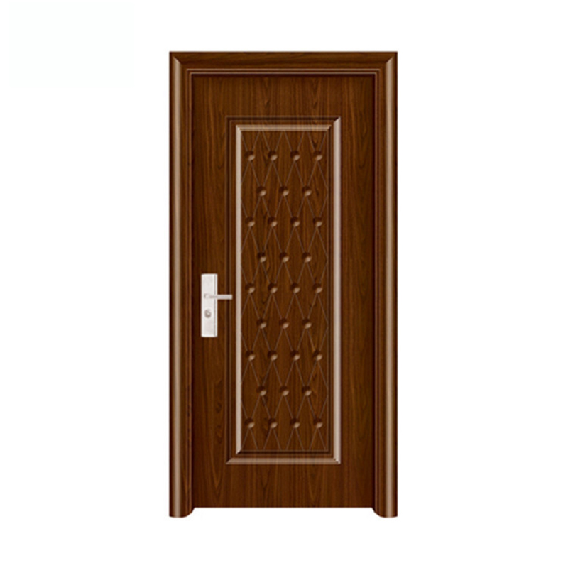 Noiseless Modern Bedroom Security Interior Front Steel Wooden Door