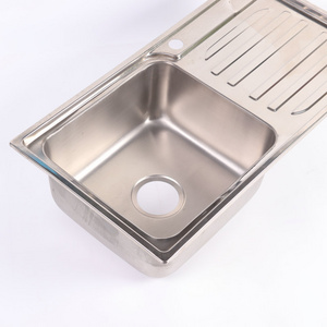 single bowl kitchen sink with drainboard