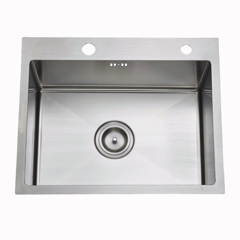 Undermount Square Sink for Laundry Utility Single Bowl Kitchen Sink Stainless Steel