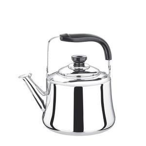 Stainless Steel Flat Bottom Tea Pot Whistling Kettle