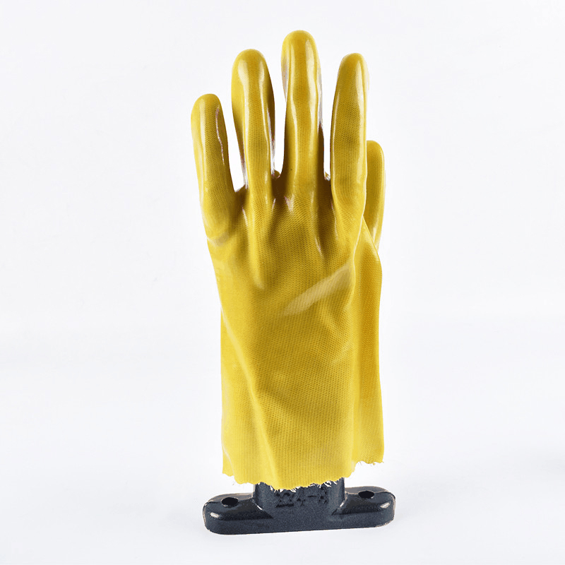 Industry Non-slip Yellow Protective Work Gloves