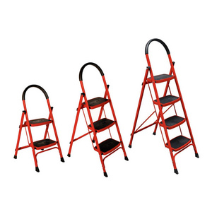 Industrial Steel Ladders 4 Step 3 Step Telescopic Step Ladder