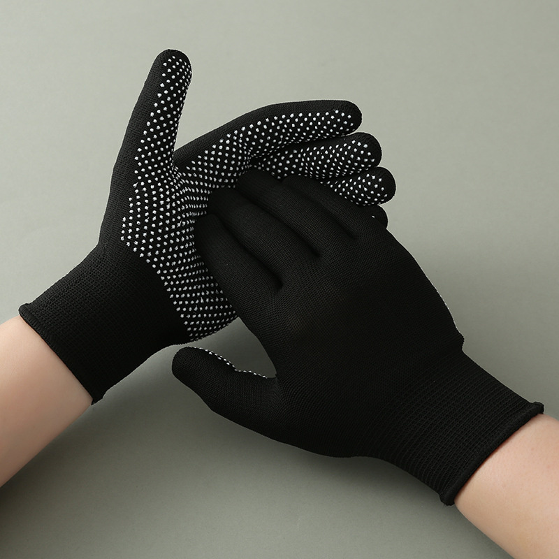 Nylon Comfortable Anti Slip Labor Protective Hand Gloves