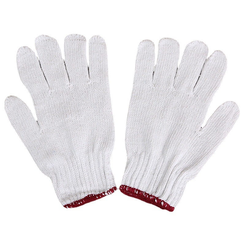 Bleaching Anti-slip Cotton Gardening Gloves