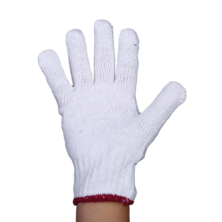 Bleaching Anti-slip Cotton Gardening Gloves