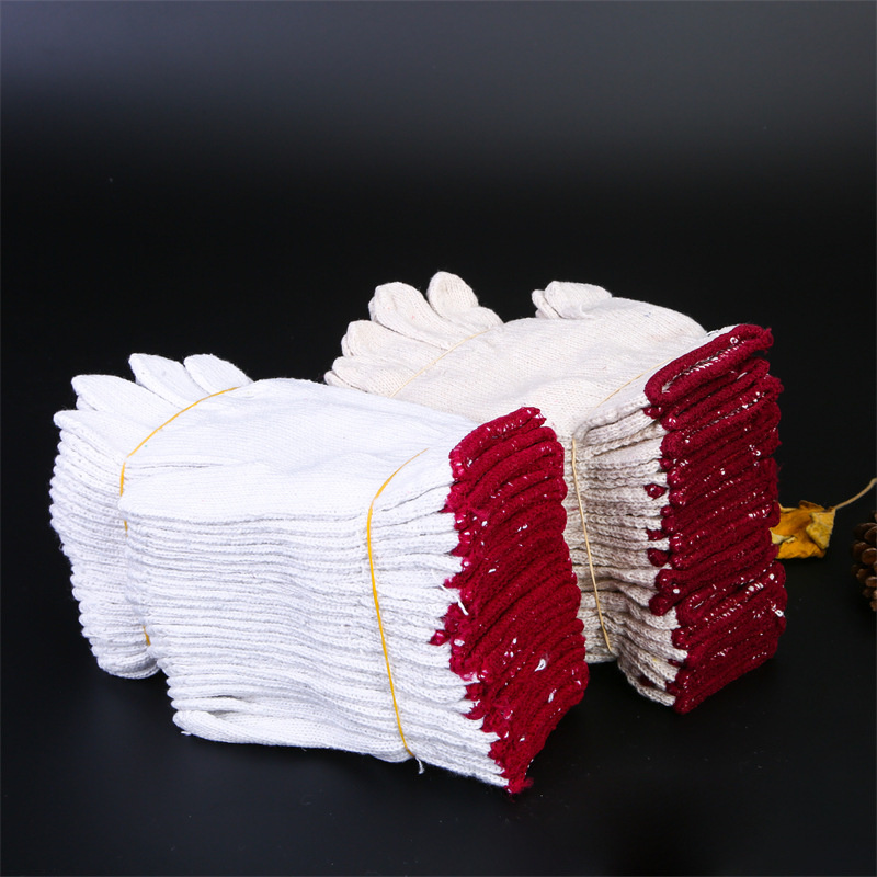 Bleaching Anti-slip Cotton Gardening Gloves