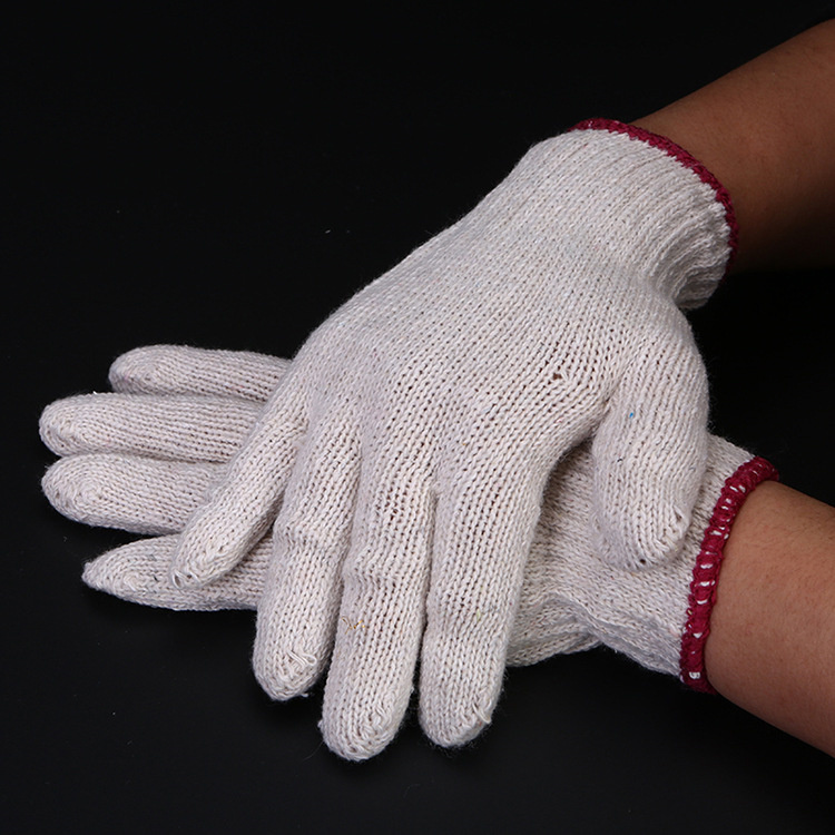 Bleaching Anti-slip Cotton Gardening Gloves