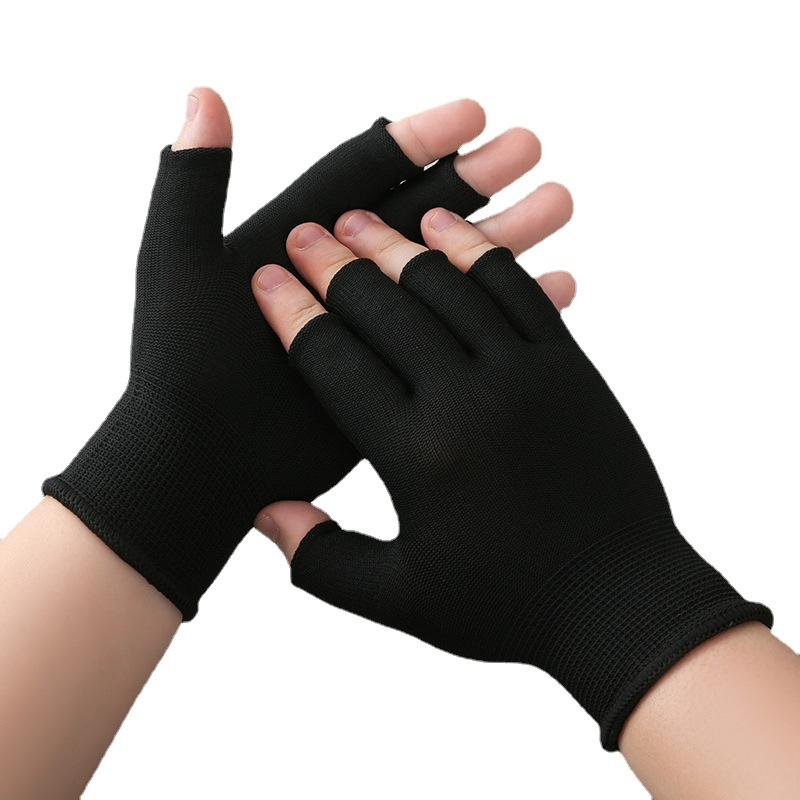 Mitten Nylon Thin Protective Hand Gloves