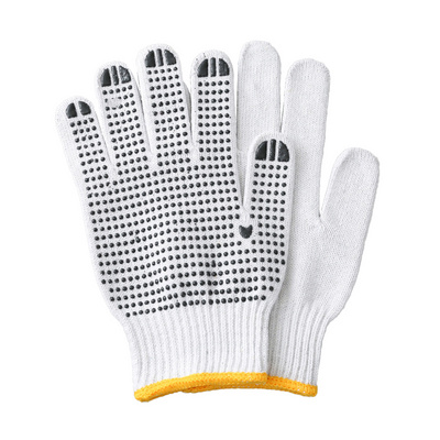 Wear Resistant High Elastic Protective Cotton Yarn Gloves