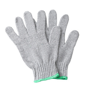 white cotton gloves