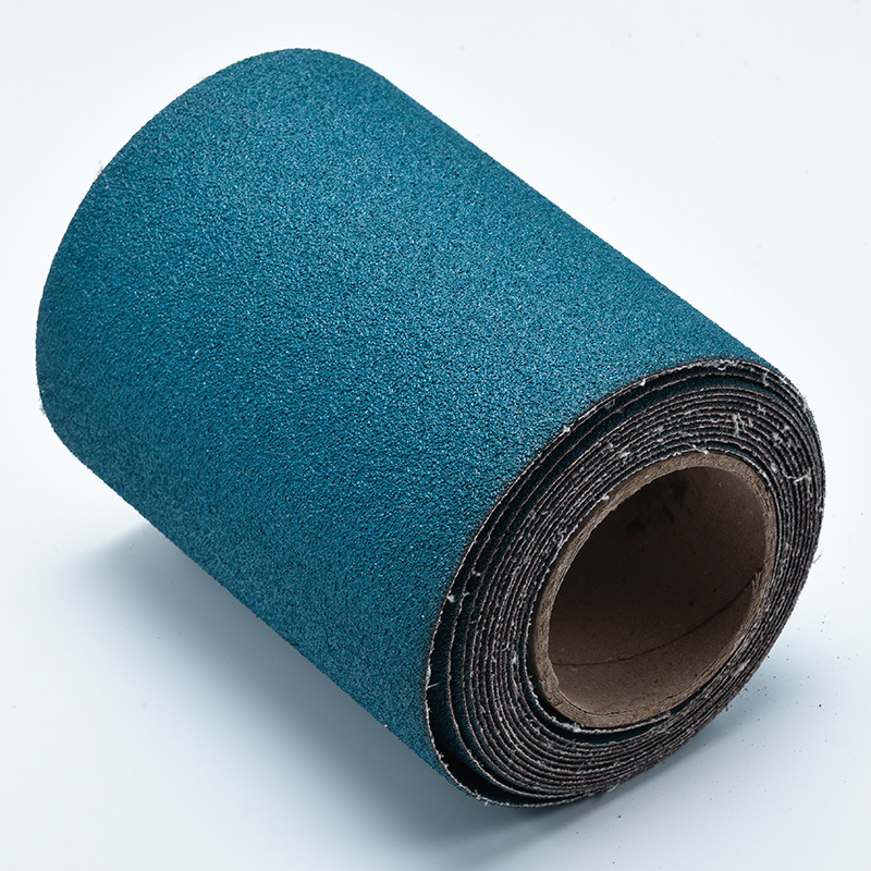 Blue Waterproof Aluminum Oxide Abrasive Sandpaper Rolls for Wood/Metal