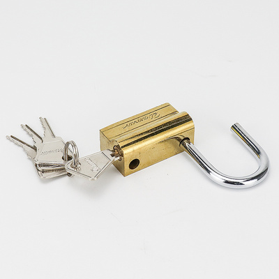 brass padlock