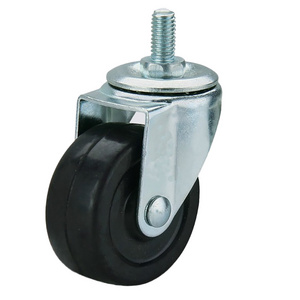 Black PP Easy Install 30-75mm Wheel Casters