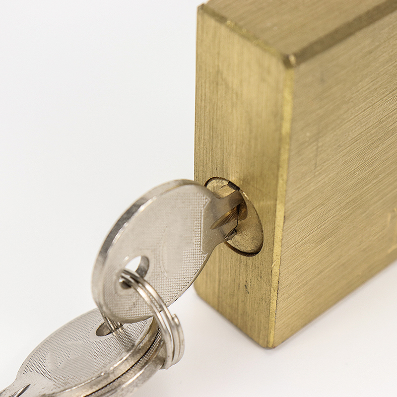 brass padlock