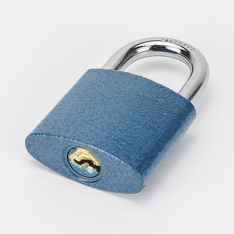 Factory Direct Blue Square Padlock with Lock Keys