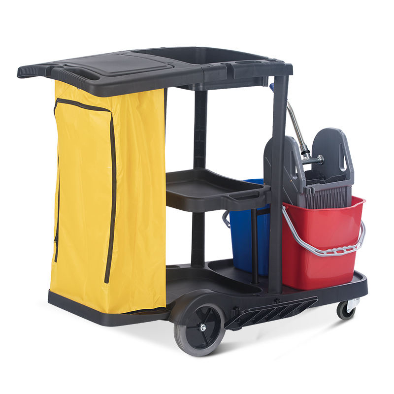 Cleaning Service Cart with Cloth Bag