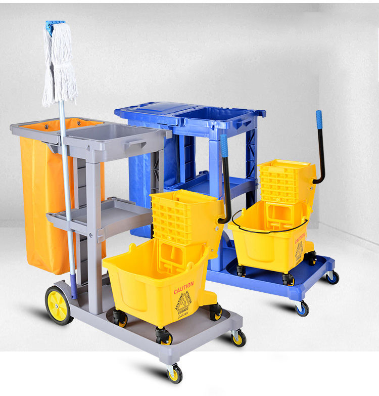 Mop Bucket Hotel Restaurant Commercial Cleaning Trolley
