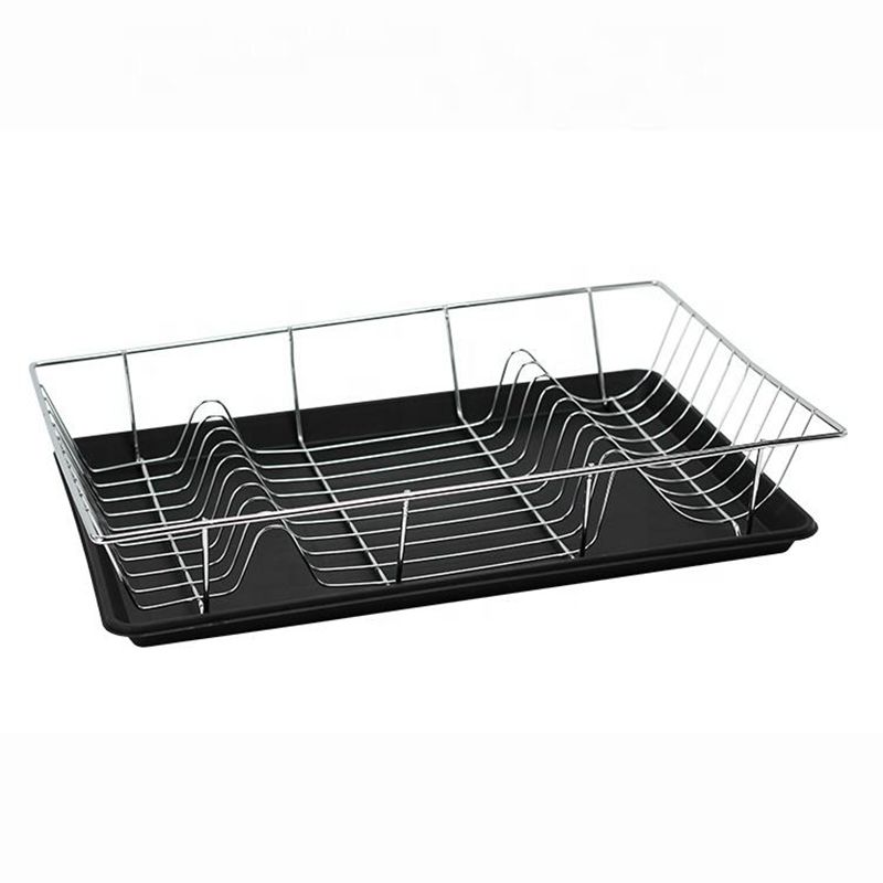Kitchen Dish Rack with Cup Holder Wire Display Rack