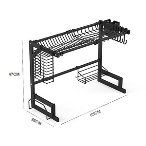 Easy Assembly Over The Sink Kitchen Plate Hanging Dish Drying Rack Sink Drain Dish Rack