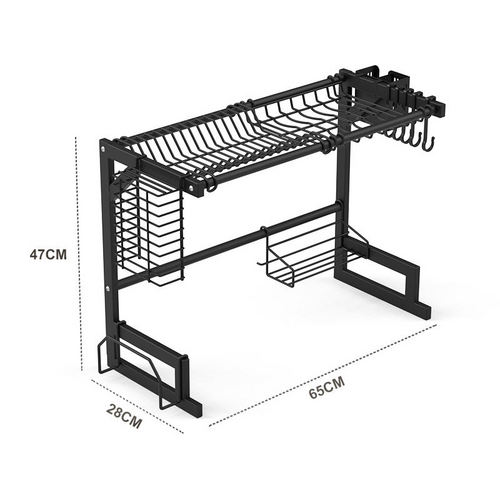 Easy Assembly Over The Sink Kitchen Plate Hanging Dish Drying Rack Sink Drain Dish Rack