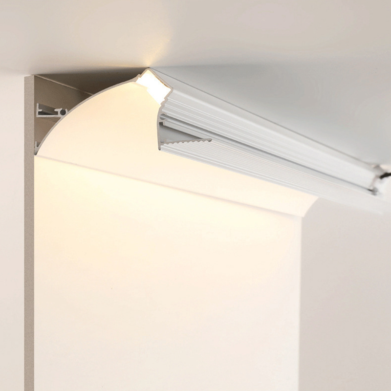 Drywall Use Architectural Gypsum Plaster LED Aluminium Profile