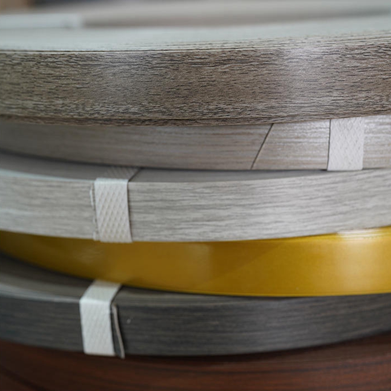 19mm 21mm Solid Wood Grain Gloss Metallic Edge Banding Tape
